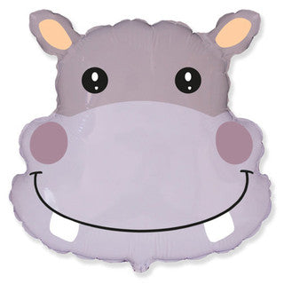Hippo Supershape Foil Balloon