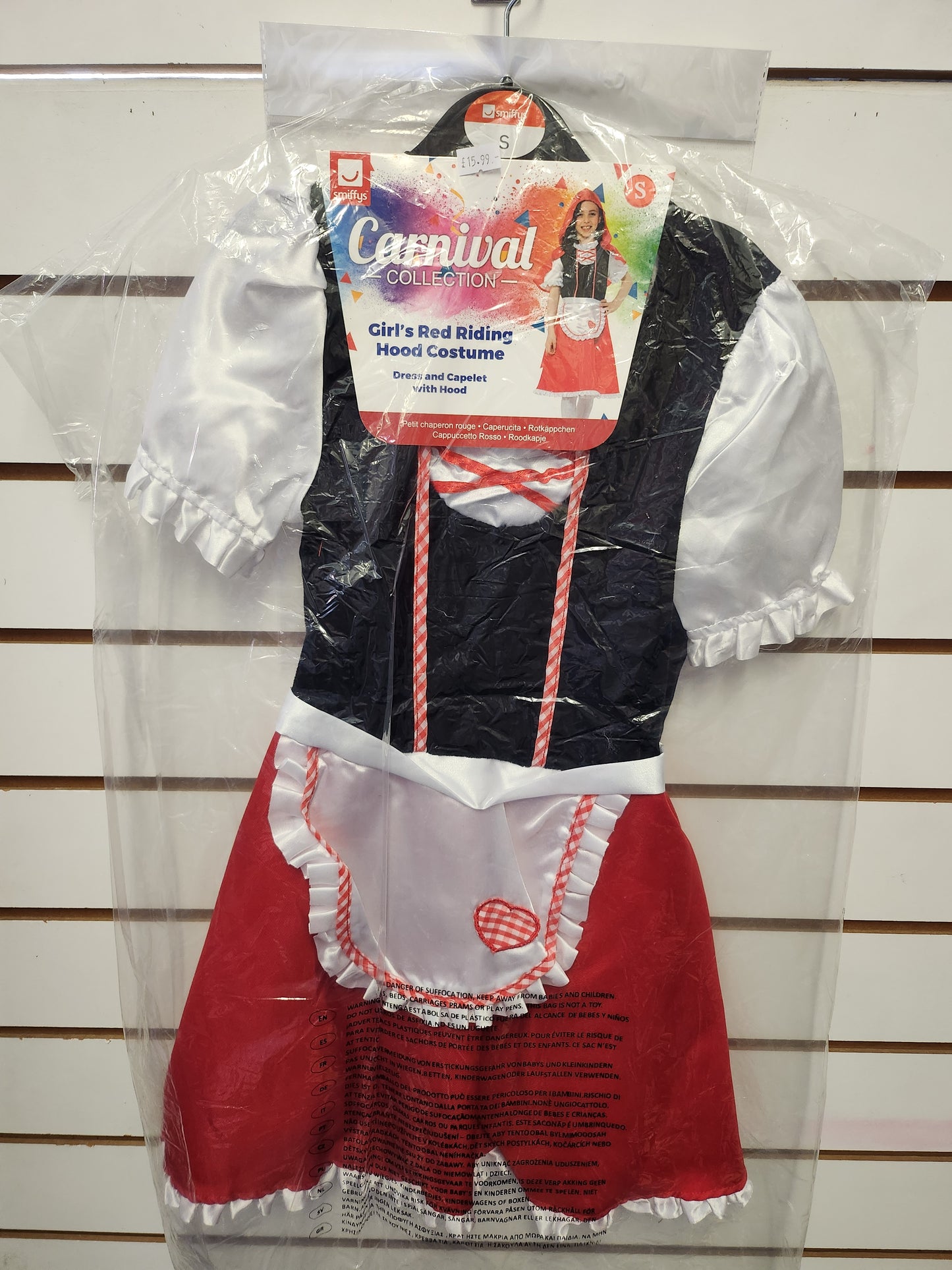 Red Riding Hood Child Costume 4-6