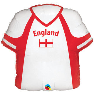 England Football Shirt Supershape Foil Balloon