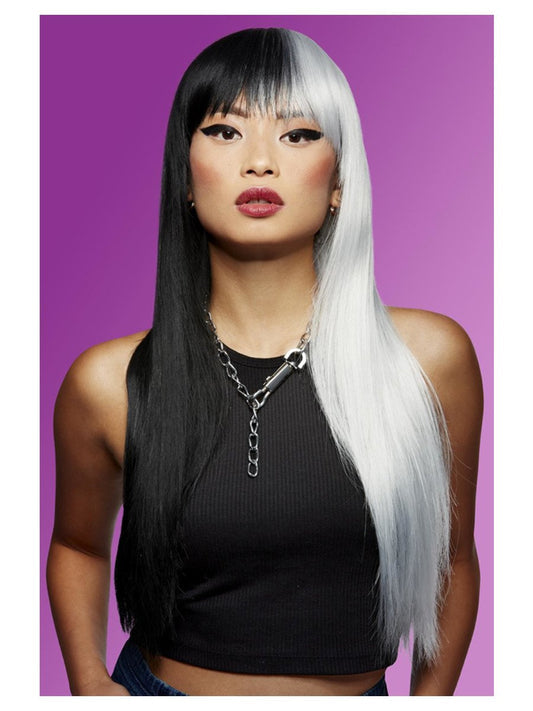 Manic Panic Deluxe Heat Resistant Downtown Diva Raven Wig
