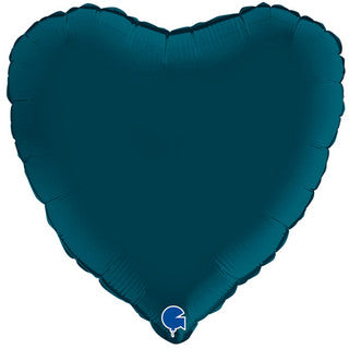 Plain Heart Green 18" Balloon