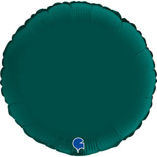 Plain Round Green 18" Balloon
