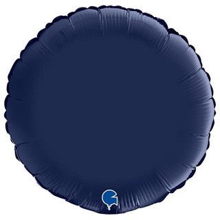 Plain Round Dark Blue 18" Balloon
