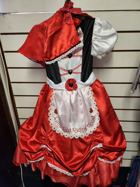 Hooped Red Riding Hood Child Costume 9-10