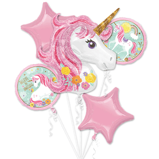 Unicorn Foil Balloon Bouquet