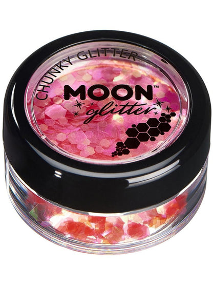Moon Creations Face and Body Glitter Iridescent Chunky Pot