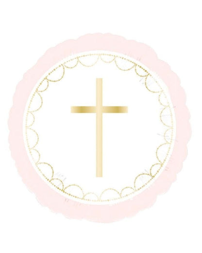 Religious Cross 18" Foil Balloon