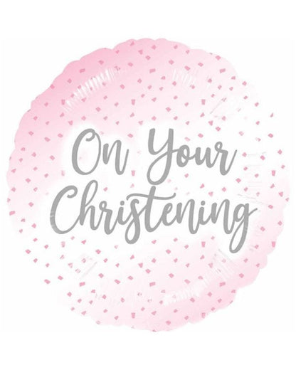 Christening 18" Foil Balloon