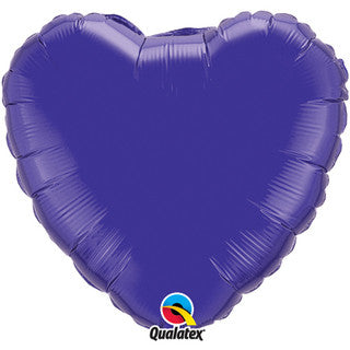Plain Heart Purple 18" Balloon