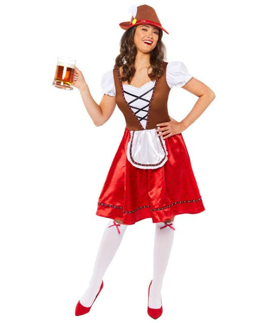 Bavarian Girl Red / Gretel Costume