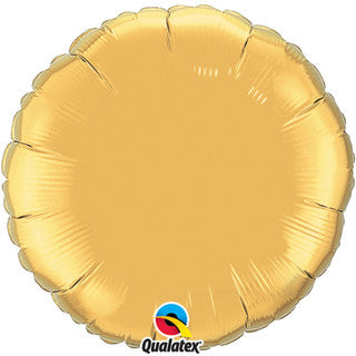 Plain Round Yellow/ Gold 18" Balloon