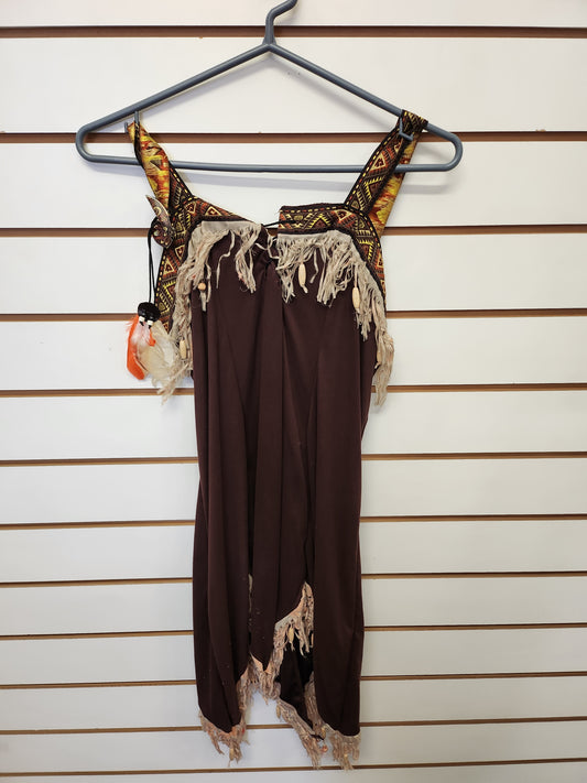 Indian Squaw Deluxe Costume 8-10