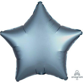 Plain Light Blue Star 20" Balloon