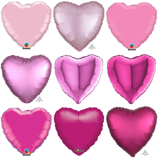 Plain Heart Pink 18" Balloon