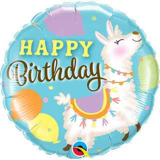 Llama 18" Foil Balloon