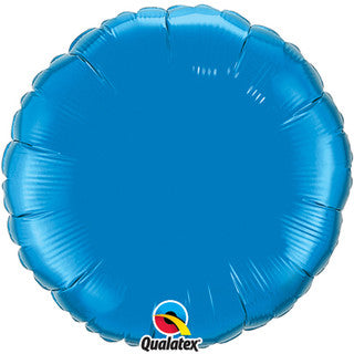 Plain Round Dark Blue 18" Balloon