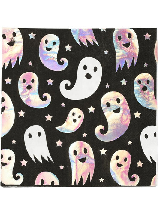 Holographic Ghost Tableware Napkins