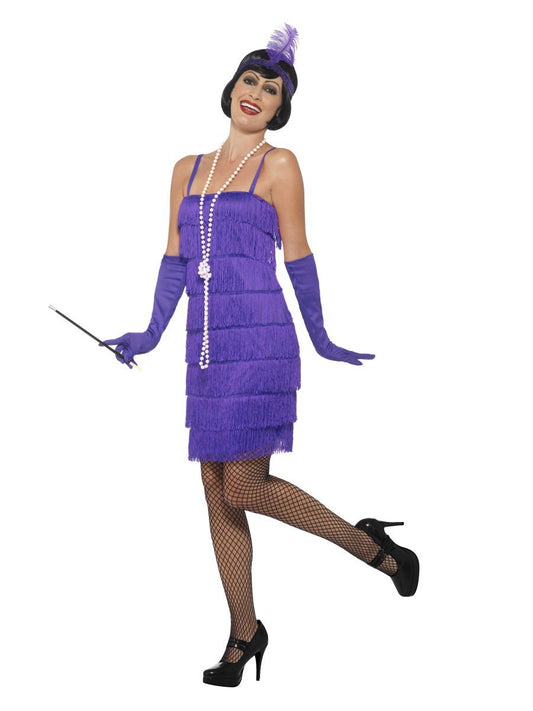 Flapper Purple Short Costume