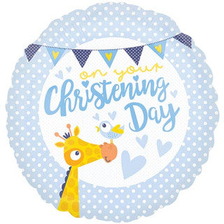 Christening 18" Foil Balloon