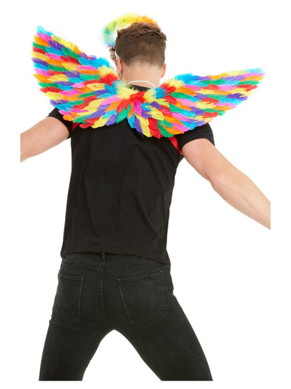 Angel Wings Wide Rainbow