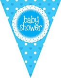 Baby Shower Blue Bunting