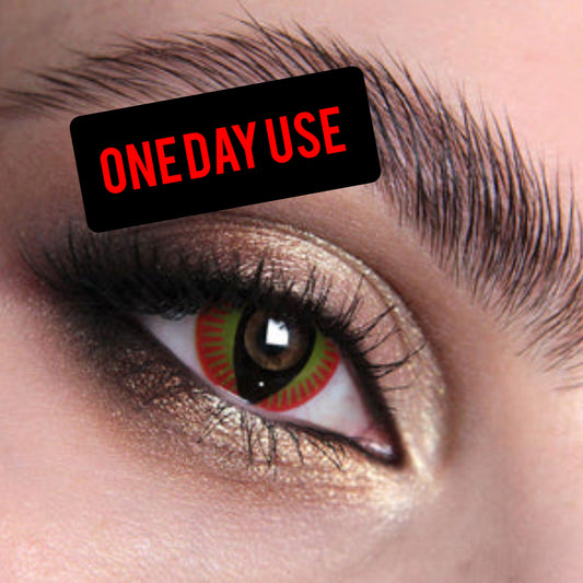 Mesmereyez Hades Contact Lenses- One Day Use