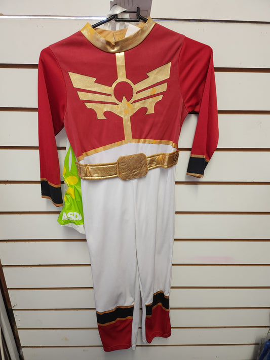 Power Ranger Red Child Costume 5-6