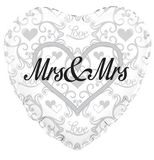 Mrs and Mrs 18" Foil Balloon