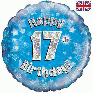 Age 17 Sparkle 18" Foil Balloon