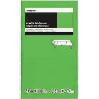 Lime Green Plastic Rectangle Tablecloth