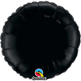 Plain Round Beige/ Brown/ Black 18" Balloon