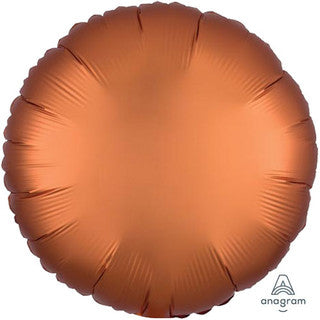 Plain Round Red/ Orange 18" Balloon
