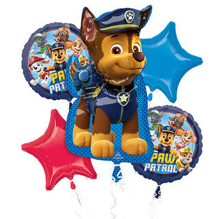 Paw Patrol Chase Foil Balloon Bouquet