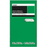 Emerald Dark Green Plastic Rectangle Tablecloth