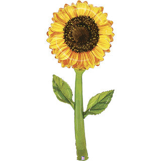 60" Giant Sunflower Supershape Foil Balloon