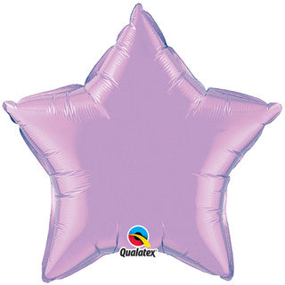 Plain Purple Star 20" Balloon