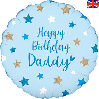 Happy Birthday Daddy 18" Foil Balloon