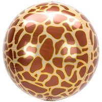 Animal Print Orbz Foil Balloon