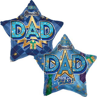 Dad Your're A Star 18" Foil Balloon