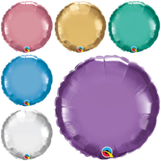 Plain Round Chrome 18" Balloon