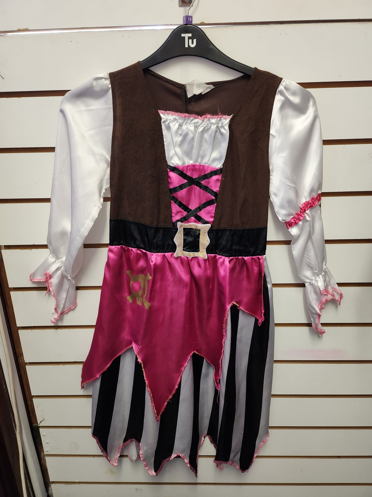 Pink Pirate Child Costume 10-12