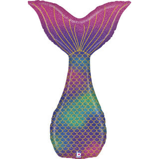 Mermaid Tail Supershape Foil Balloon