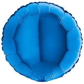 Plain Round Dark Blue 18" Balloon