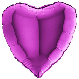 Plain Heart Purple 18" Balloon