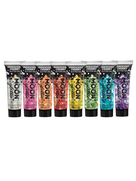 Moon Creations Face and Body Glitter Chunky Iridescent Gel