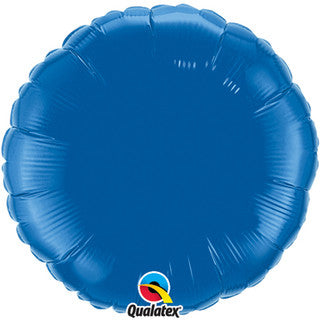 Plain Round Dark Blue 18" Balloon