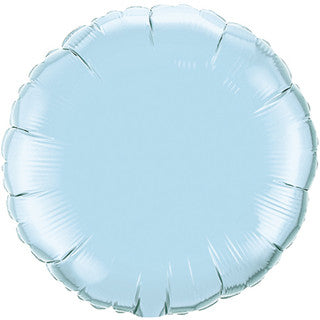 Plain Round Light Blue 18" Balloon