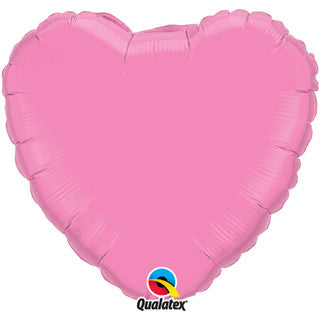 Plain Heart Pink 18" Balloon