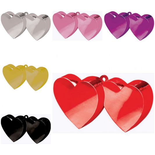 Double Heart Balloon Weight