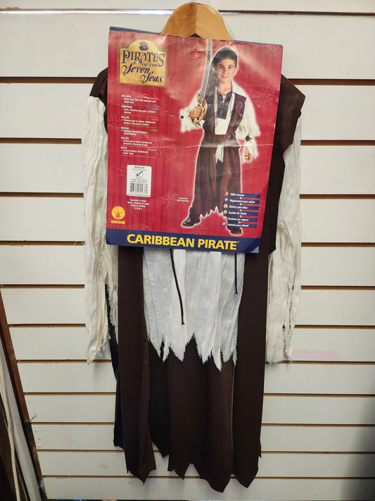 Caribbean Pirate Child Costume 5-7
